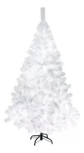 Árbol Blanco De Navidad Frondoso Rama X Rama 150 Cm De Alto