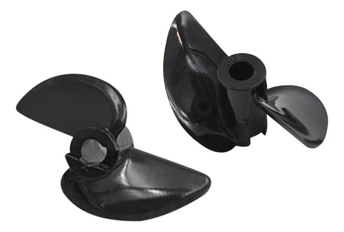 3 X 2 Uds Cw Ccw Rc Barco Hélices 30mmx3cm 30mmx3cm Negro