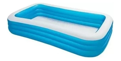 Piscina Inflable Rectangular Niños Verano Diversión 2 Metros