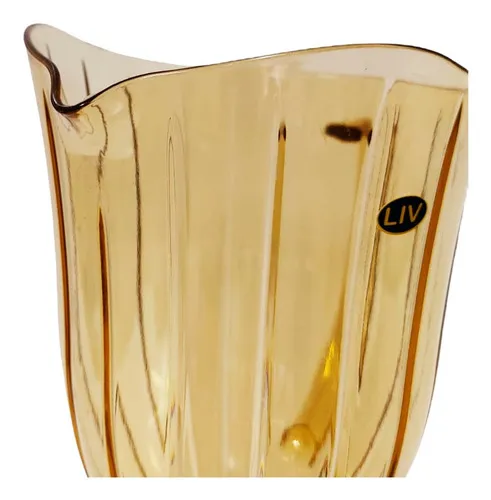 Jarra acrílica Liv Luxury de 1,6 l y 4 copas de vino espumoso de 145 ml
