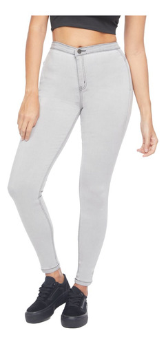 Jeans Mujer Jeggins 1672 Gris Paradise Jeans