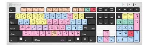 Logickeyboard Diseñado Avid Pro Tools | Usb Con Cable | Usb2