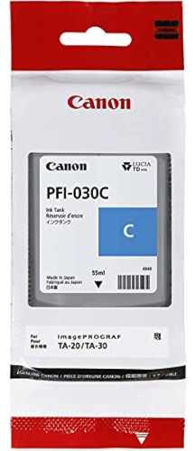 Tinta Cian 55m (pfi-030c) Para Canon Imageprograf Ta-20 Y Ta