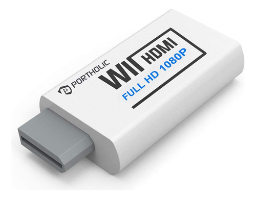 Adaptador Portholic De Wii A Hdmi, Convertidor De Wii A Hdmi