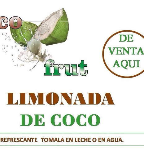 Imagen 1 de 2 de Pulpa Limonada De Coco