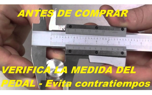 Imagen 3 de 5 de Par De Pedales Bicicleta Fija C/ Contrapeso Sujetador Envio