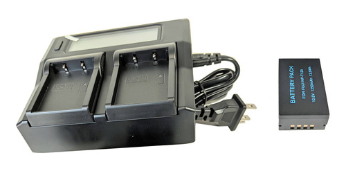 Bescor Npt125 Battery And Dual Bay Auto Charger Kit For Sele