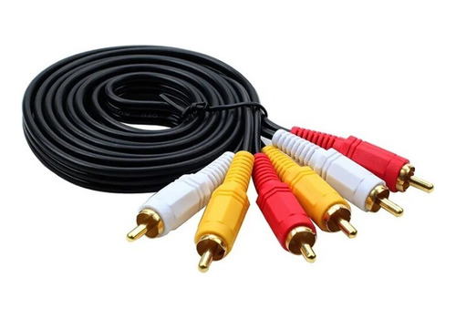 Cable Audio Rca A Rca 3.5 Mm 3 X 3 Salida Rca Macho 1.5mt