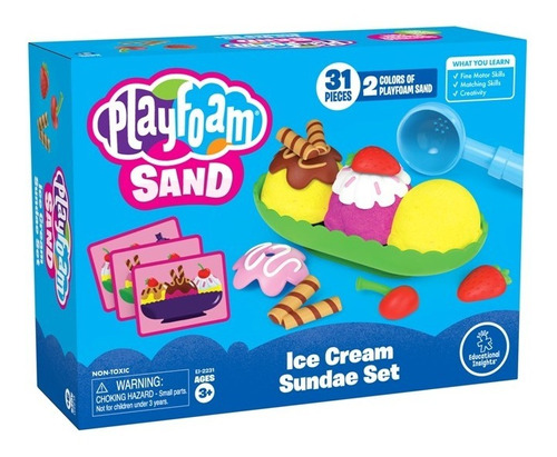 Juego Para Hacer Helados Set De Arena Sensorial Didactica