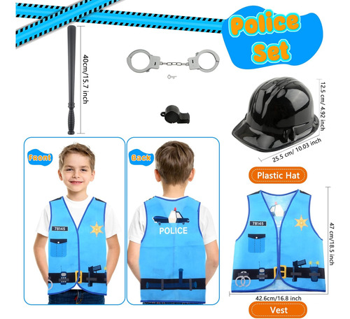 4 Juegos De Disfraces De Chaleco Para Niños, Conjunto De Dis