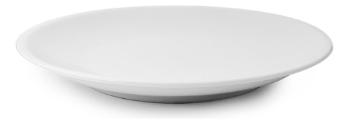 X 12 Plato Playo Gastronómico Schmidt Forte 27 Cm Color Blanco Liso