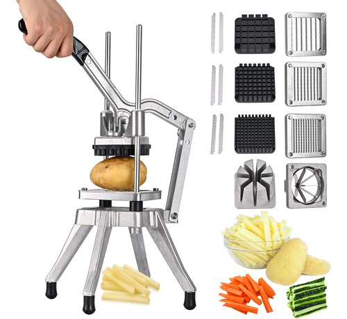 Diyarea Máquina Para Hacer Papas Fritas Con Cuchillas De 4 T