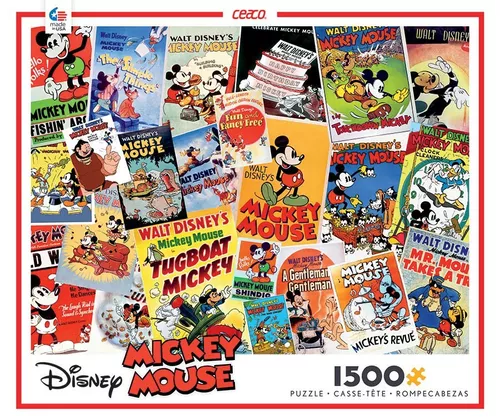 Quebra-cabeça Mickey Mouse 500 peças - Importados Lili