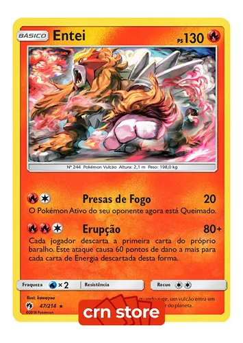 Carta Pokémon Lendário Tapu Fini Trovões Perdidos no Shoptime