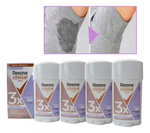 Desodorante Stick Antitranspirante Rexona Clinical 58 gr Extra Dry