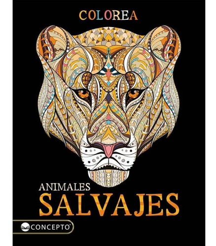 Colorea Animales Salvajes, de VV. AA.. en español