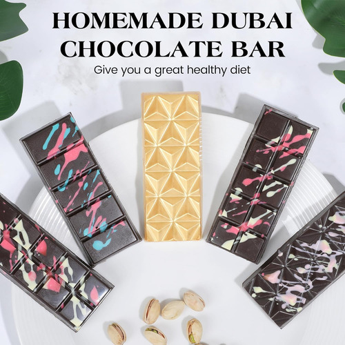 Molde Profundo De Silicona Para Barra De Chocolate Y Caramel