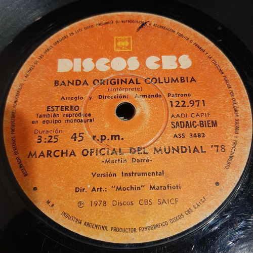 Simple Banda Original Columbia Discos Cbs G C1