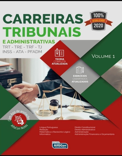Apostila Carreiras Tribunais E Administrativas - Vol. 1 2020
