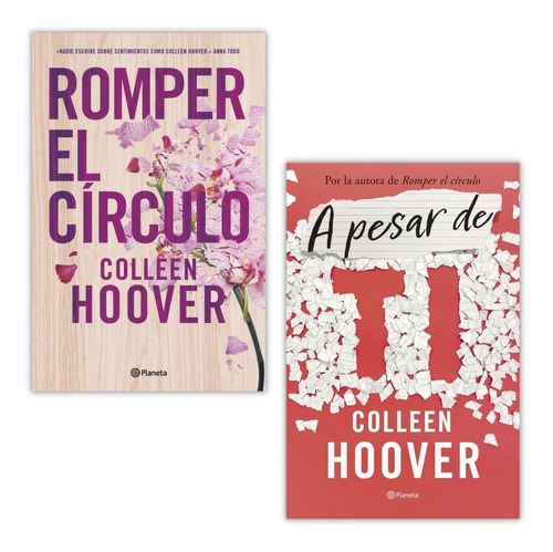 Pack Romper El Círculo Y A Pesar De Ti - Colleen Hoover