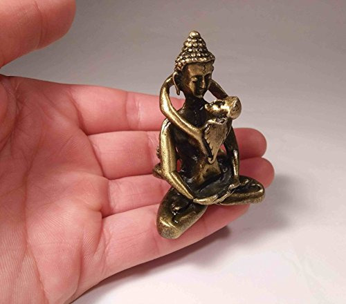 Buda Tibetano Tantra Amantes Yab-yum Estatua Unión Divina -