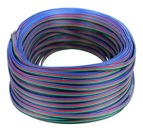 Hkbayi 100m 328ft Cable De Extension Rgb De 4 Pines Para Ti