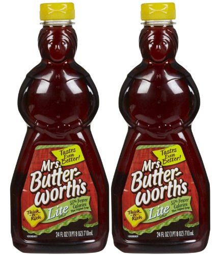 Jarabe De Maple - Jarabe - Mrs. Butterworth's Lite Syrup 24 