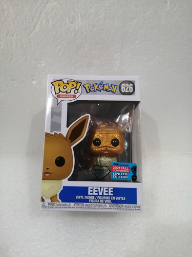 Funko Pop Pokemon Eevee Diamond New York Comic Con Protector (Usado)