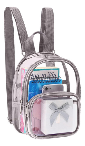 Mossio Clear Mini Backpack, Bolsa Transparente Impermeable C