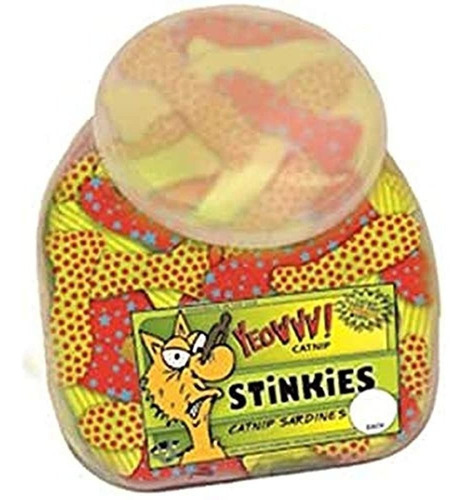 Yeowww Fish Bowl Con La Escuela De 51 Stinkies Catnip Toys