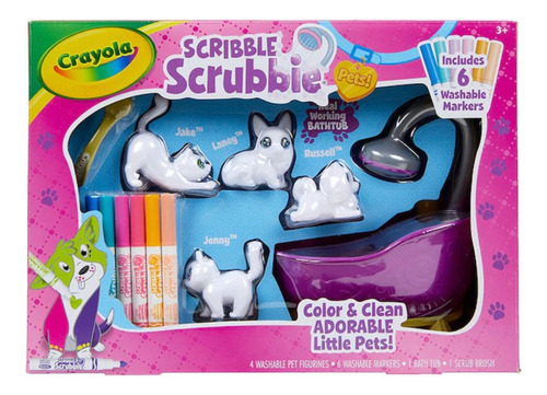 Crayola Scribble Scrubbie Color My Pet Animales Lavables