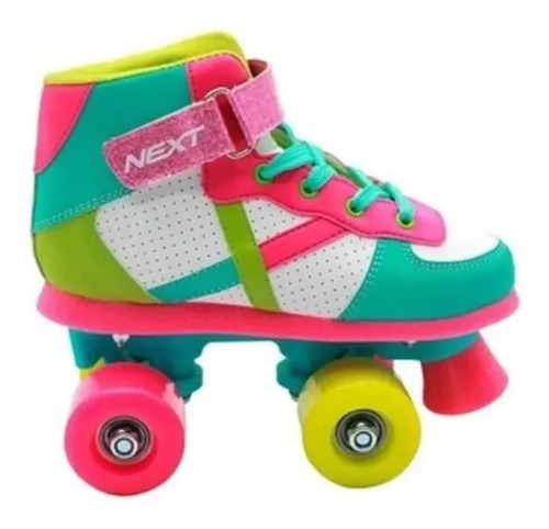 Patines Cuatro Ruedas, Retro, Media Bota Talla 25