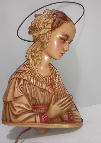 Antigua Imagen Virgen María Iluminada