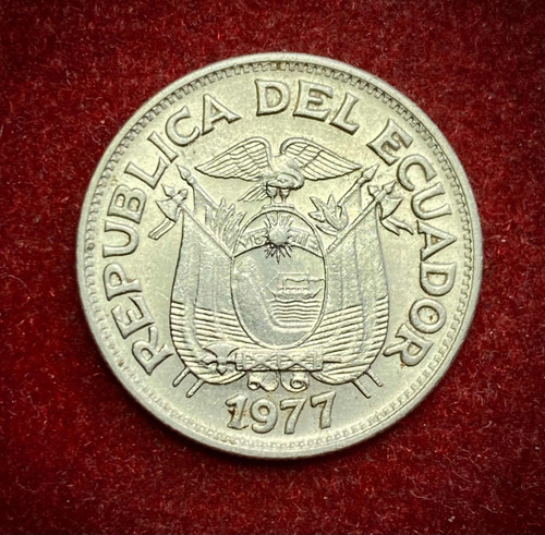 Moneda 50 Centavos De Sucre Ecuador 1977 Km 81
