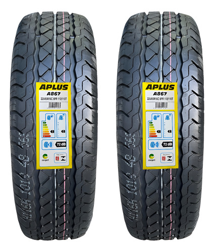 Kit 2 Pneus 225/65r16c 112/110t Aplus A867 Carga Van
