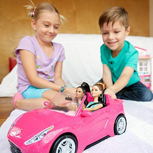 Auto Convertible De Barbie Muñeca Glam Para 2 Muñecas