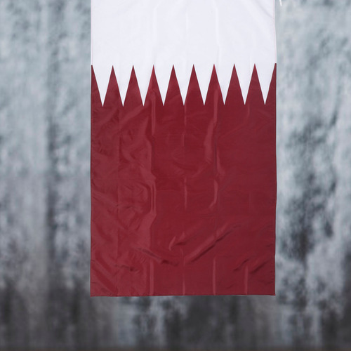 Bandera Nacional De Poliéster Con Bandera De Qatar Para CoLG