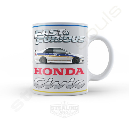 Taza | Fast Furious / Rapido Furioso | Honda Civic 1993 #02