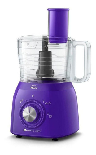 Multiprocessador Philips Walita Viva Collection RI7631 650W violeta 127V