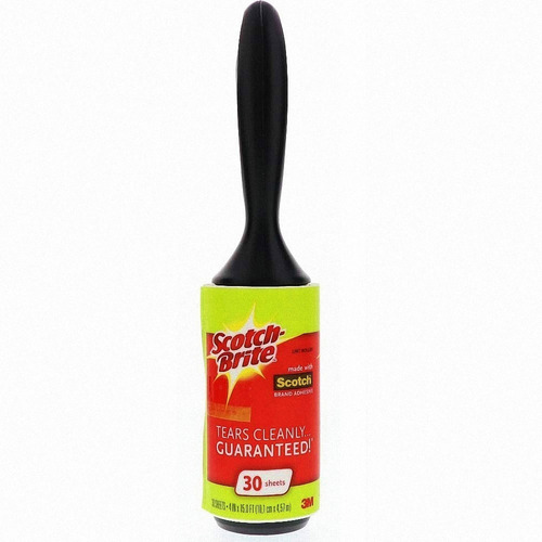 Rodillo Saca Pelusas Mini Adhesivo Scotch Brite 30 Hojas