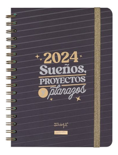 Agenda 2024 Office Semanal - Sueños, Proyectos Y Planazos