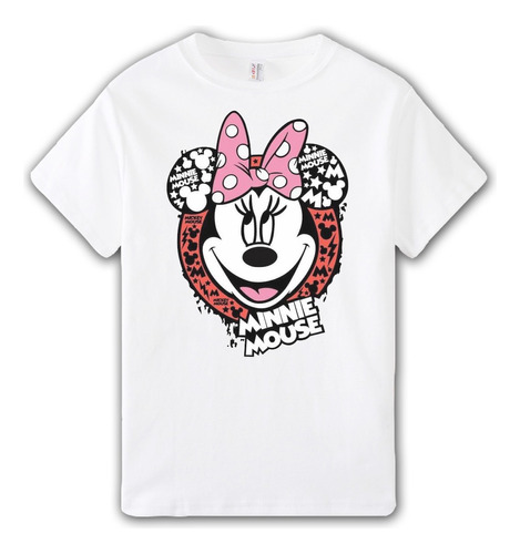 Remera Minnie Mouse - Talles Especiales Niños Aesthetic 