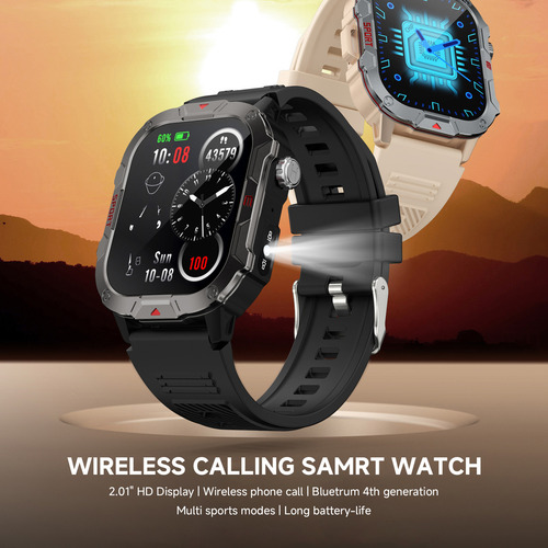 Linterna Led New Smartwatch 2.01 De Pantalla Ultra Grande.