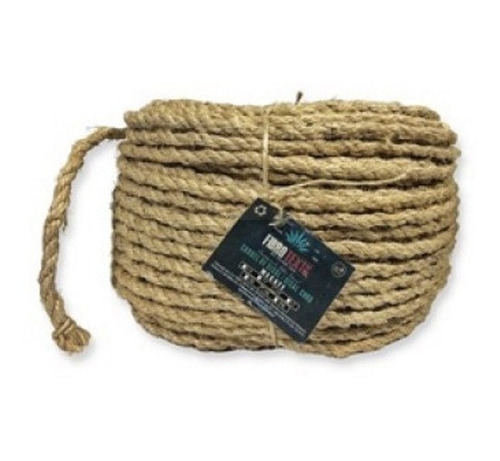 Mecate Sisal Cuerda Cabo 3/8 Rollo 5kg Fibro Textil