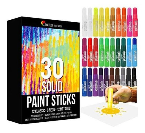 Pintura Dibujo Arte Barras De Pintura Tempera (30 Barras De 