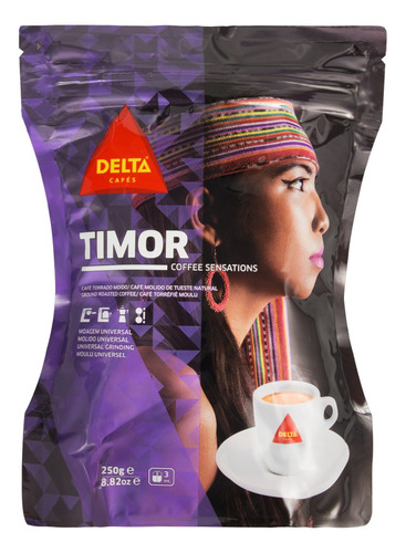 Café Torrado e Moído Timor Delta Cafés Pouch 250g