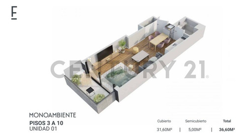 Venta Departamento Belgrano Monoambiente Pozo Feel Belgrano