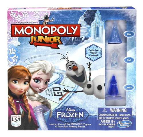 Juego Monopoly Junior Edición Frozen