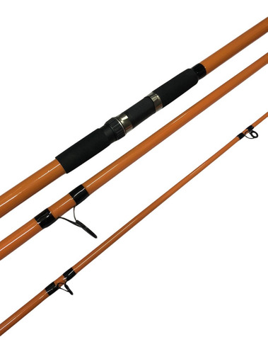 Imagen 2 de 5 de Caña Plusfish Surfish Ultimate 4.2m 3 Tramos Mar C. Grafito