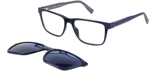 Lentes Lacoste L6010mag-set 424 Clip On Azul Color 424 Azul